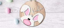 Load image into Gallery viewer, Peeking Bunny Easter Tag
