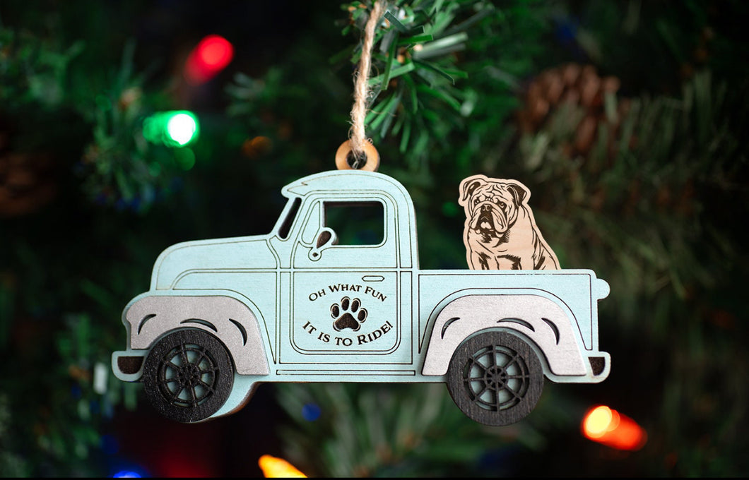 Oh What Fun Dog Ornament