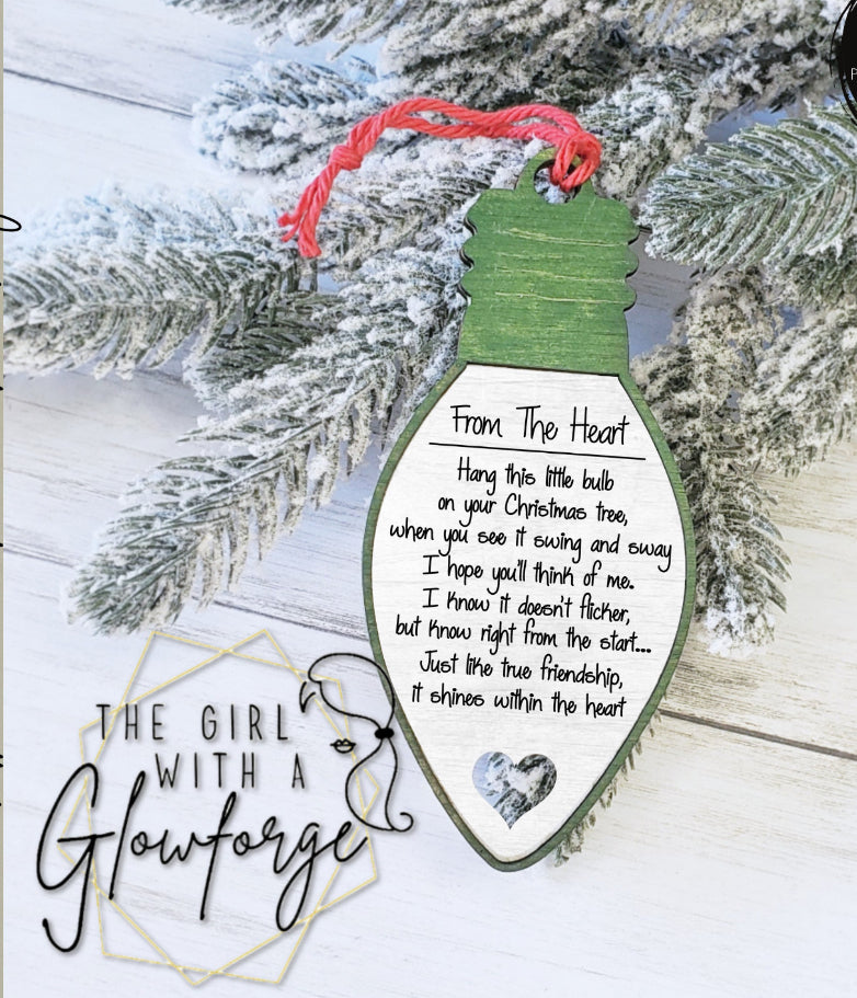 From The Heart Ornament