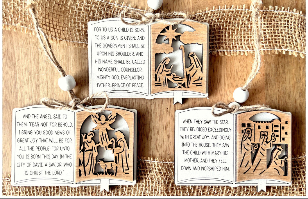 Nativity Ornament Set