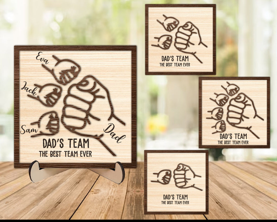 Fathers Day Sign- Hands