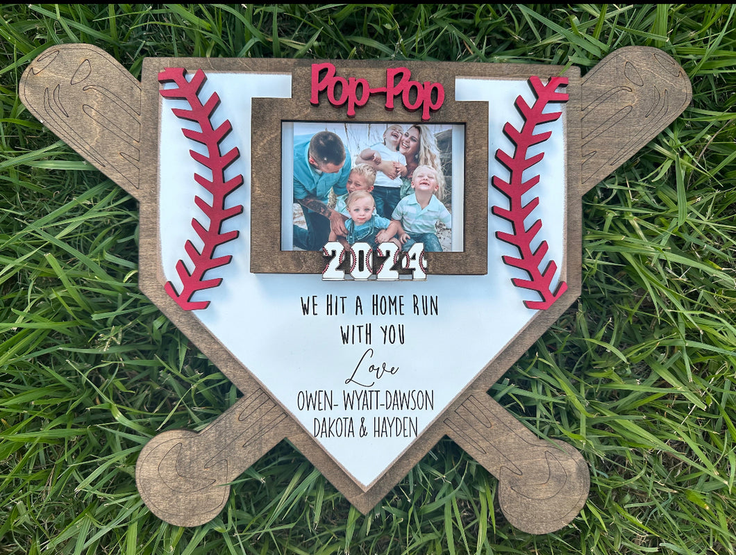 Personalized Baseball Sign