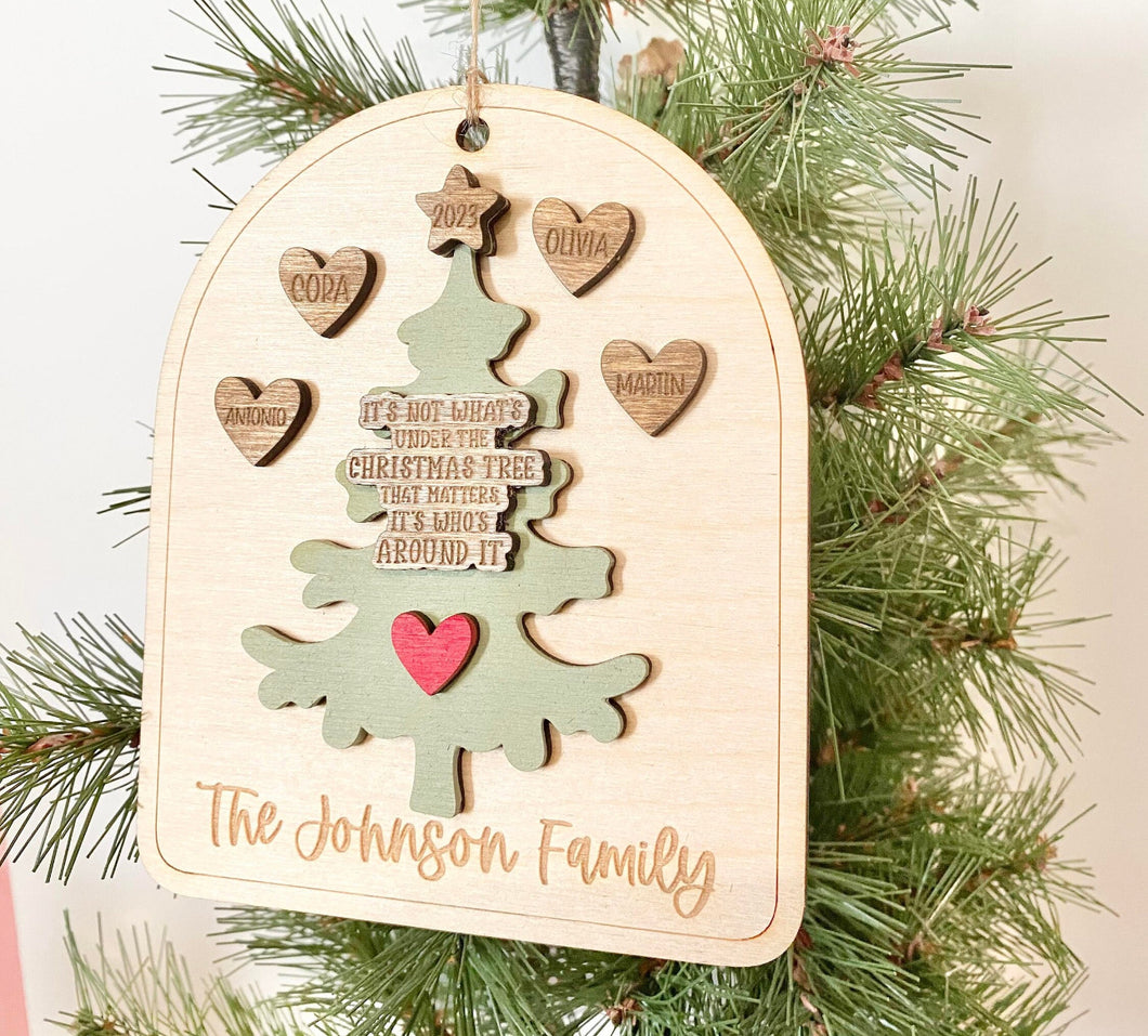 Around the Tree Family Ornament