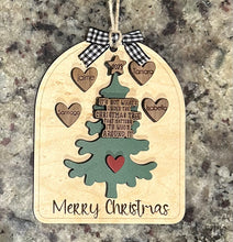 Load image into Gallery viewer, Around the Tree Family Ornament
