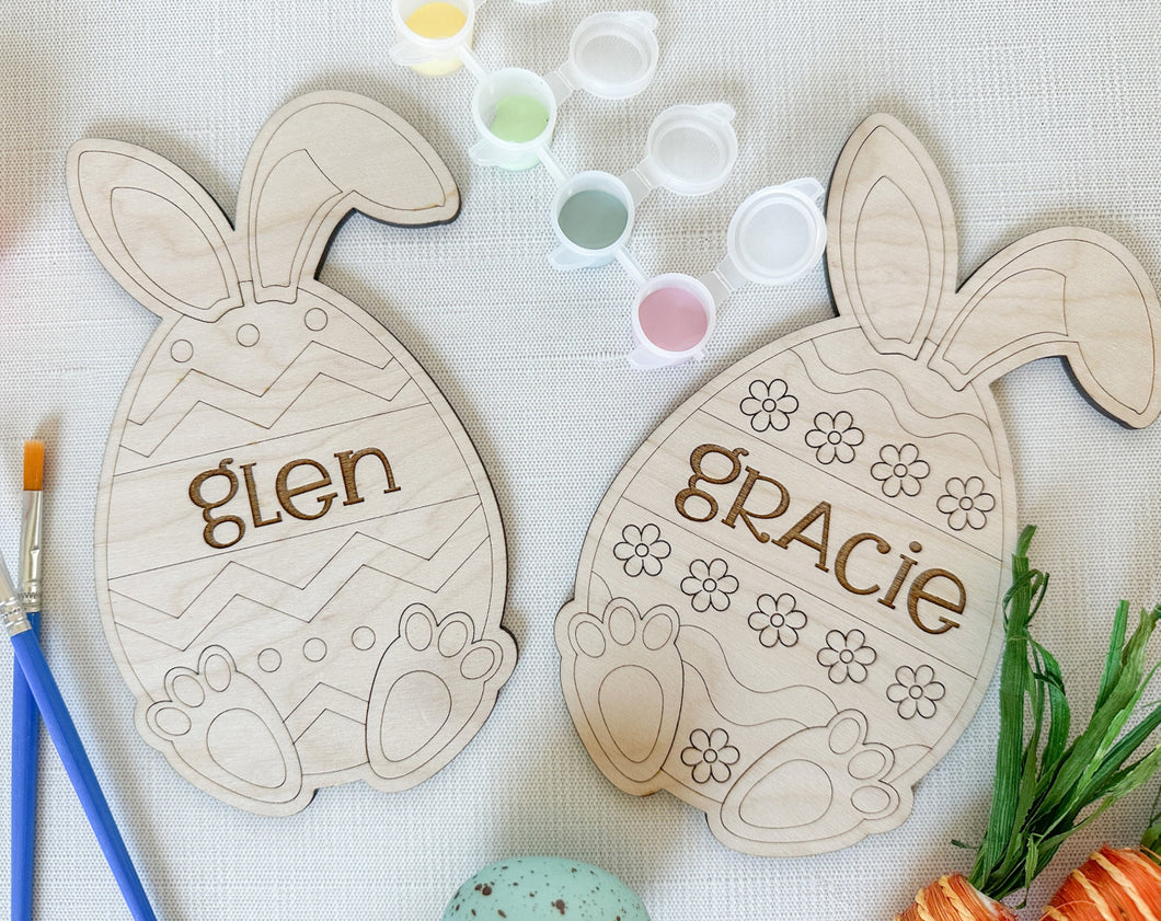 Paint your own Easter Tag