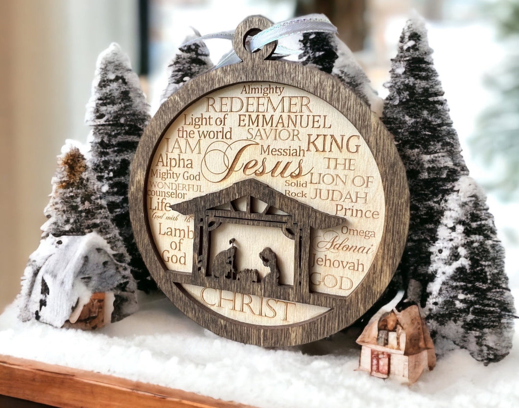 Jesus Nativity Ornament