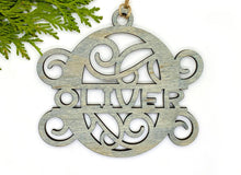 Load image into Gallery viewer, Monogram Last Name Ornament
