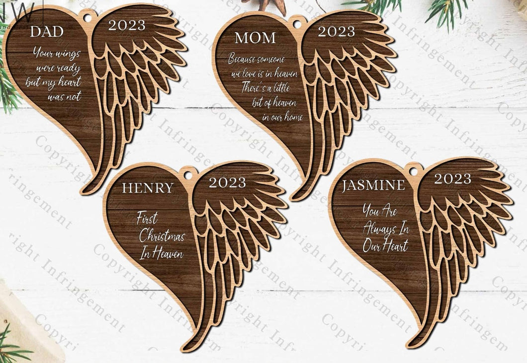 Wings Memorial Ornament