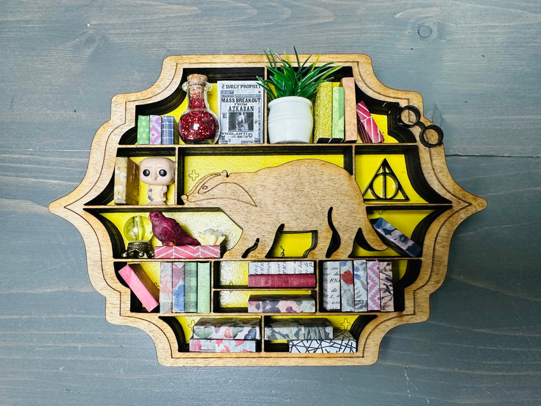 Hufflepuff Mini Bookshelf