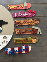 Load image into Gallery viewer, Dachshund Door Hanger with 12 interchangeable bodies
