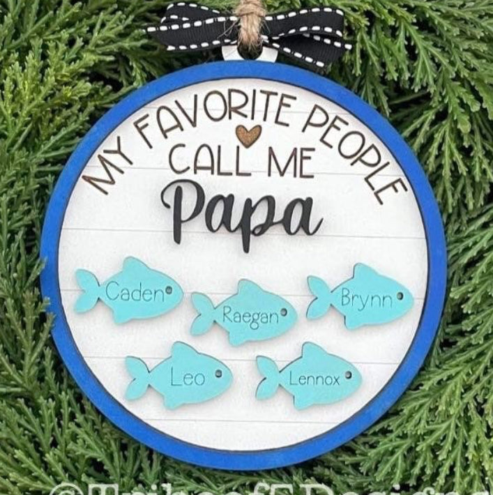 My Favorite People Call Me Ornament