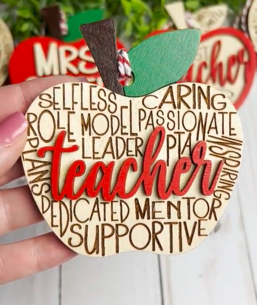 Teacher- Selfless, Caring, Supportive