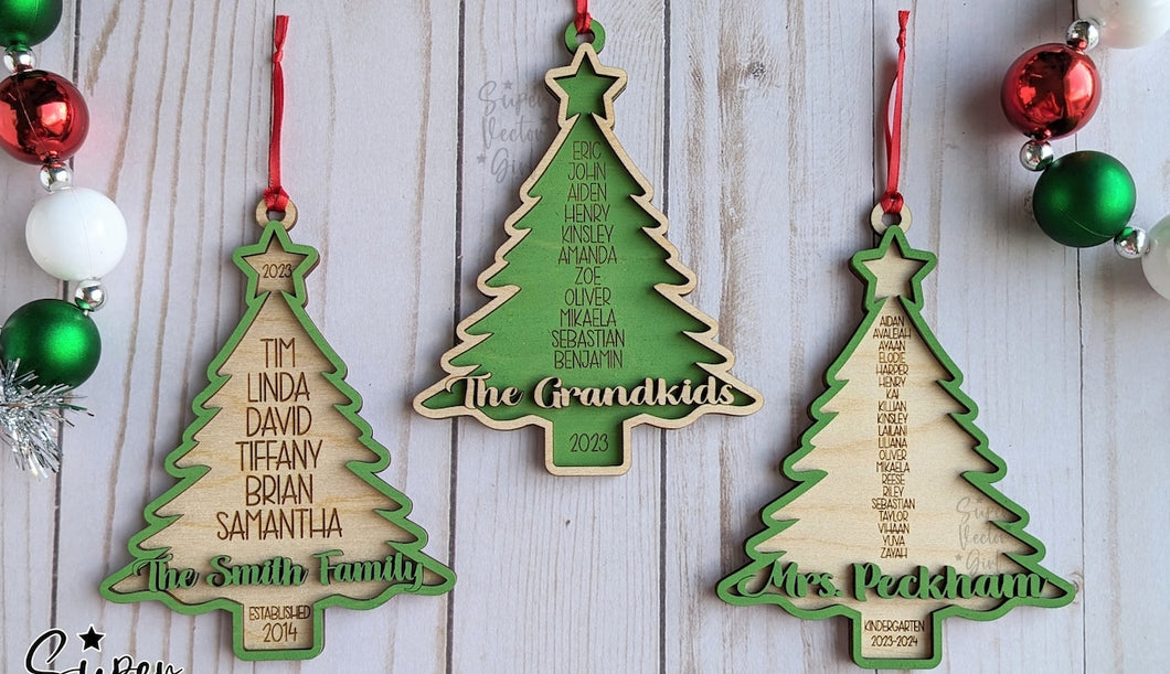 Family Tree Ornament-