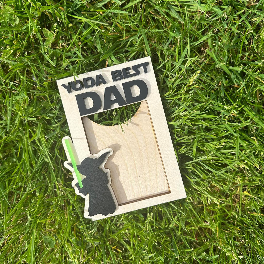 Yoda Best Dad- Picture Frame