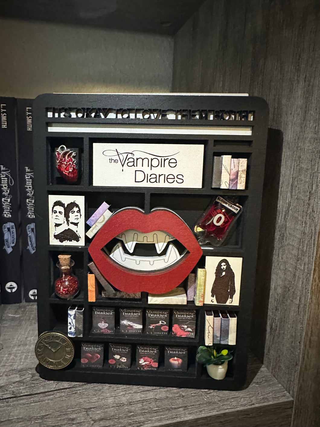 Vampire Diaries Mini Bookshelf