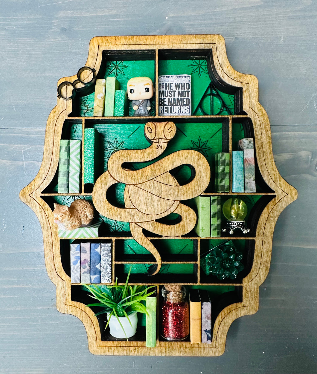 Slytherin Mini Bookshelf