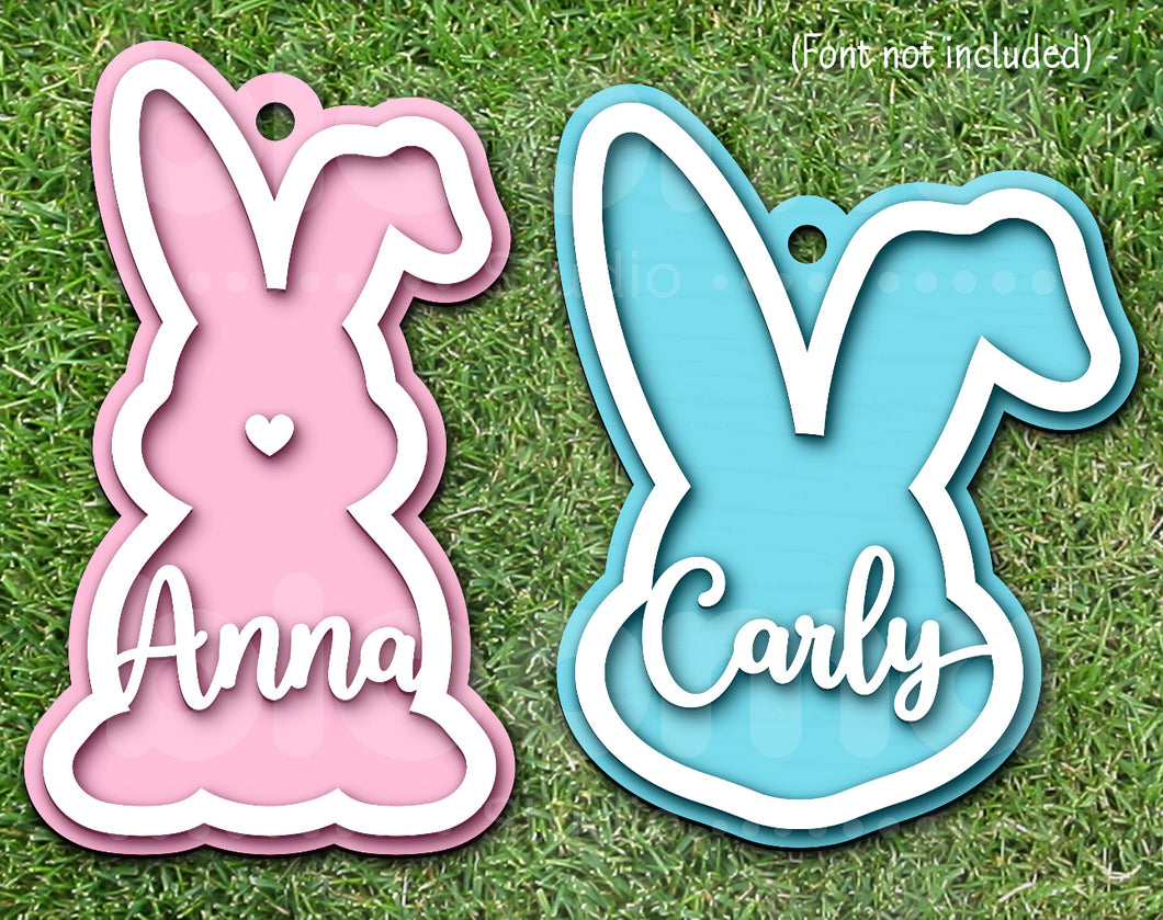 Bunny Easter Basket Tag