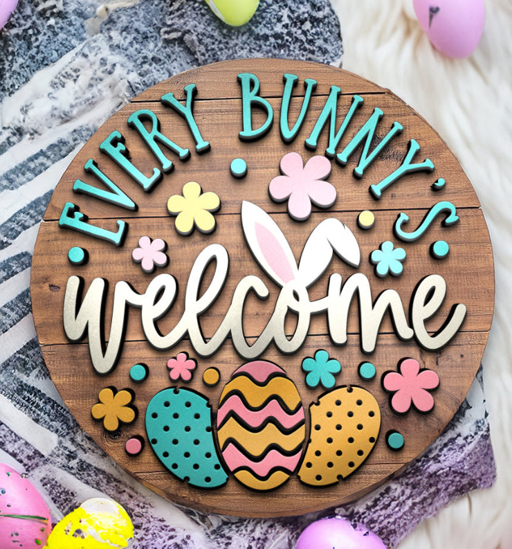 Every Bunny’s Welcome Door Hanger