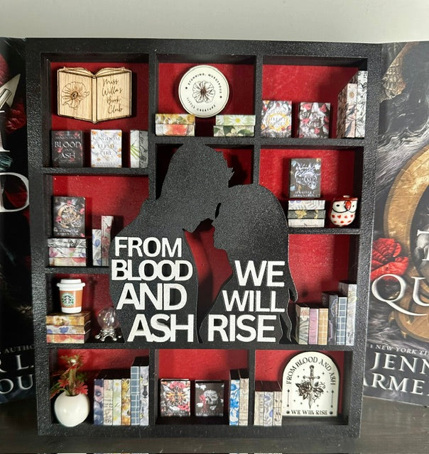 From Blood and Ash Mini Bookshelf