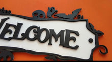 Load image into Gallery viewer, Halloween Welcome Sign
