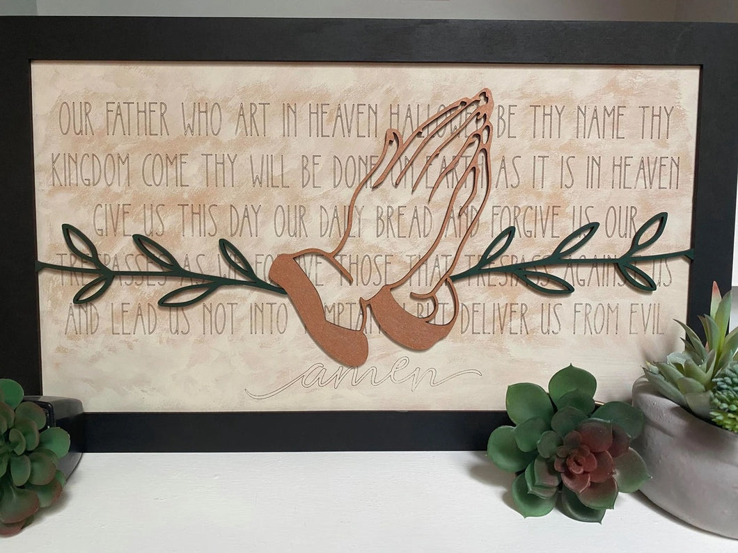 Our Father who art in Heaven Sign