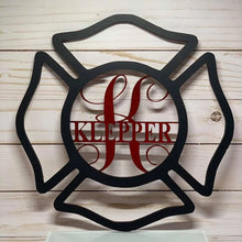 Load image into Gallery viewer, Firefighter Badge- Personalized 1
