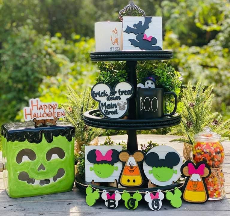 Disney Halloween Tiered Tray