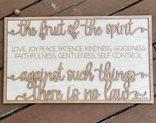 Load image into Gallery viewer, The fruit of the spirit sign
