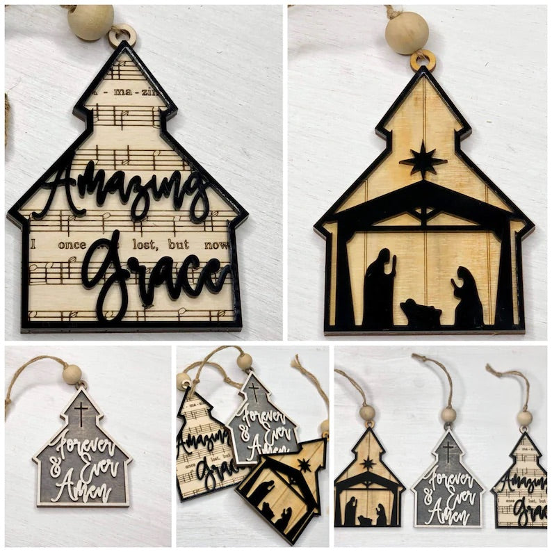 Amazing Grace Ornament Set