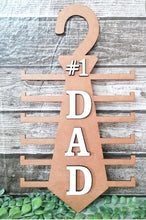 Load image into Gallery viewer, Fathers Day Tie Holder- Personalized
