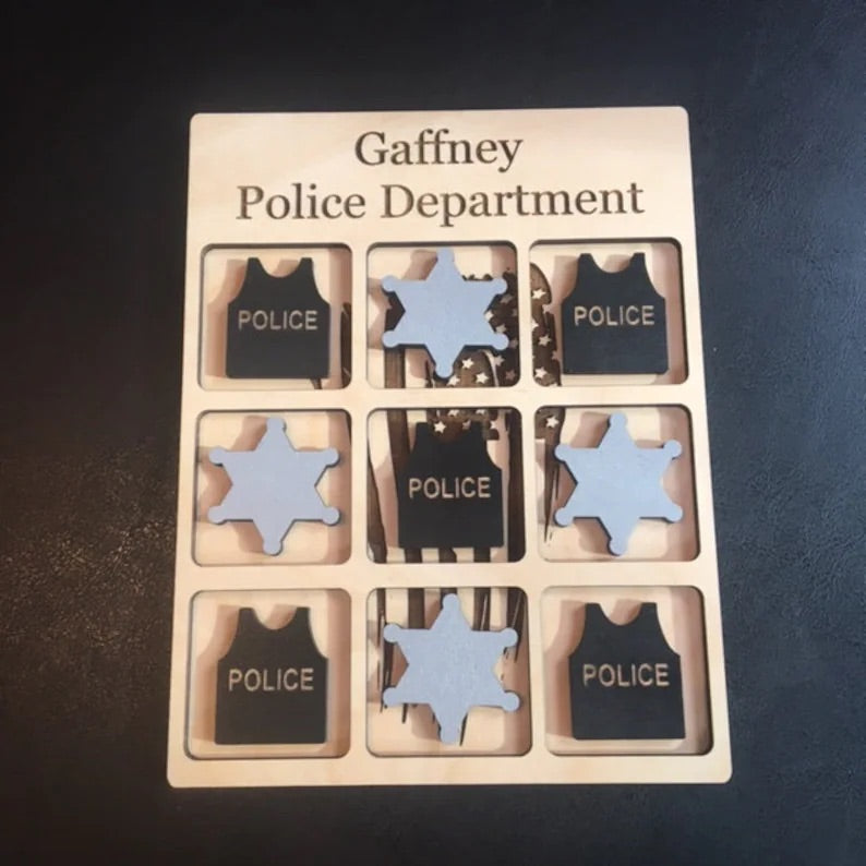 Police Dept Tic Tac Toe