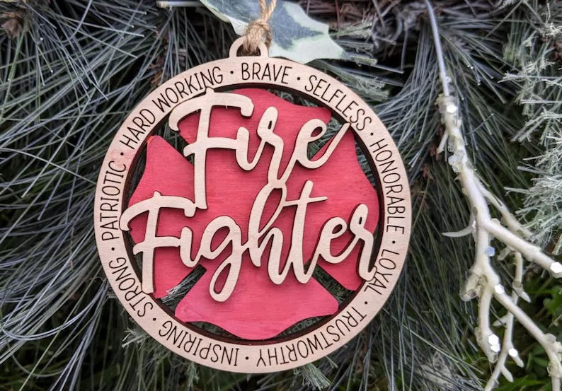 Firefighter Ornament 1