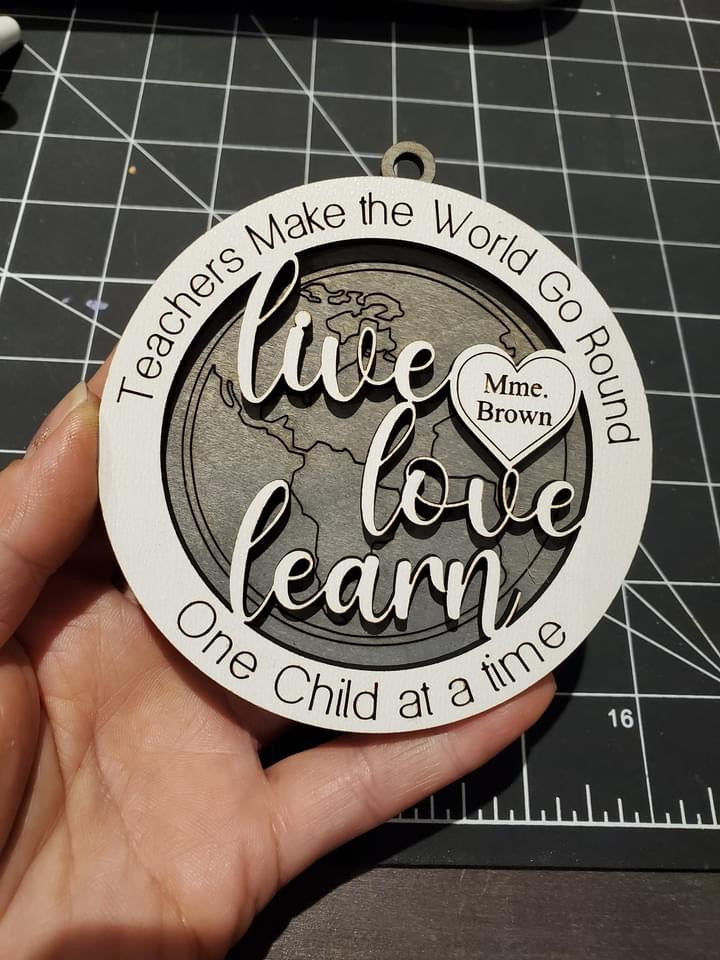 Teacher Ornament Personalized