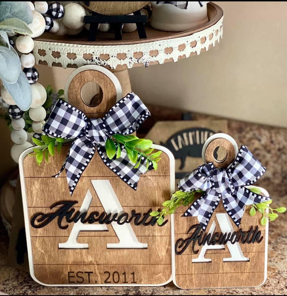 Cutting Board Decor Personalized