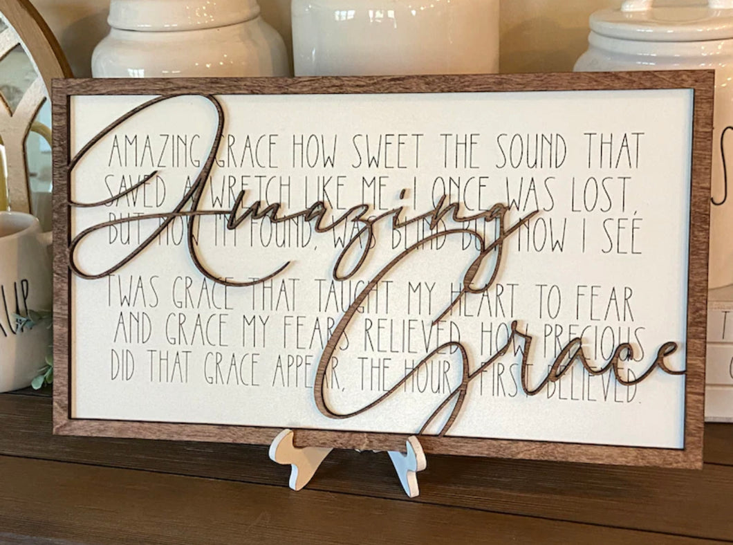 Amazing Grace Sign