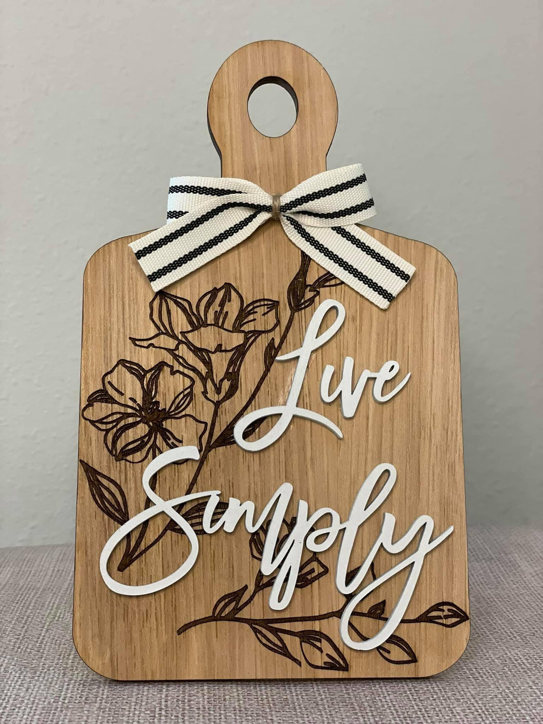 Live Simply Cutting Board